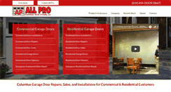 Desktop Screenshot of allprodoors.com